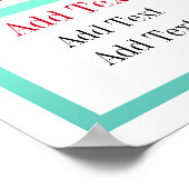 Enseignant, Enfants ou Pour toute personne Poster (Coin)