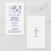 ENSEIGNANT | Équipement STEM | Carte de visite pho (Devant / Derrière)