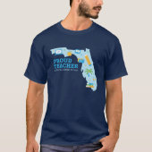 Enseignant Fier FLVS, T-shirt Florida (Marine) (Devant)