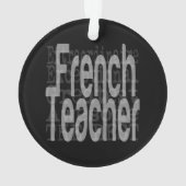 Enseignant Français Extraordinaire (dos)