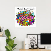 Enseignant français ou affiche d'art français (Bureau à domicile)