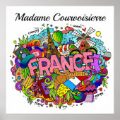 Enseignant français ou affiche d'art français (Devant)