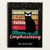 Enseignant Funny Sunset Grid Amoureux des chats (Devant)