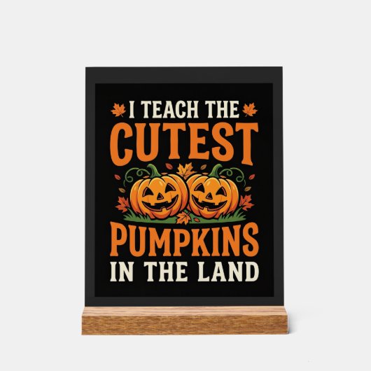 Enseignant Halloween Citrouilles Les Plus Mignonne (Recto)