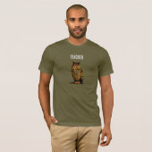 Enseignant, hibou aigle T-shirt (Devant entier)