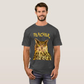 Enseignant, hibou aigle T-shirt (Devant entier)