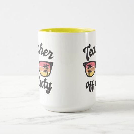 Enseignant hors service Enseignant Mug (Centre)