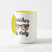 Enseignant hors service Enseignant Mug (Devant gauche)