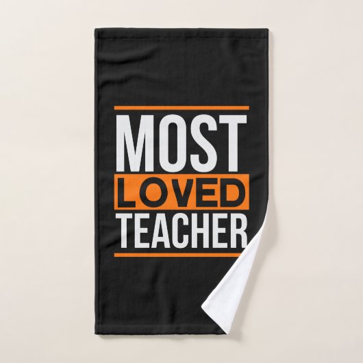 Enseignant L'art le plus aimé Enseignant (Serviette à main)