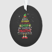 Enseignant Math Noël Chemise Elfe Noël Cheval (devant)