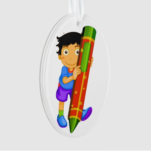 Enseignant Merci Ornement (devant)