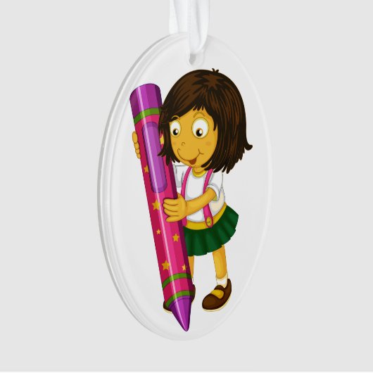 Enseignant Merci Ornement (devant)