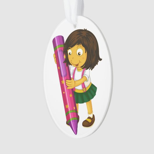 Enseignant Merci Ornement (devant)