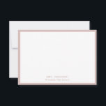 Enseignant moderne Blush Pink Merci Cartes de note<br><div class="desc">Express vos remerciements à tous vos assistants parents avec ces cartes de notes personnalisées rose vif modernes.</div>