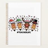 Enseignant Noël Pencils Enseignant Vie Joyeux Noël (Devant)