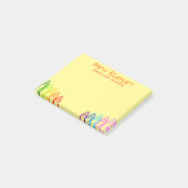 Enseignant personnalisé Crayon Design Post-It Note (Incliné)