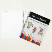 Enseignant personnalisé de l'école élémentaire (Devant avec enveloppe)