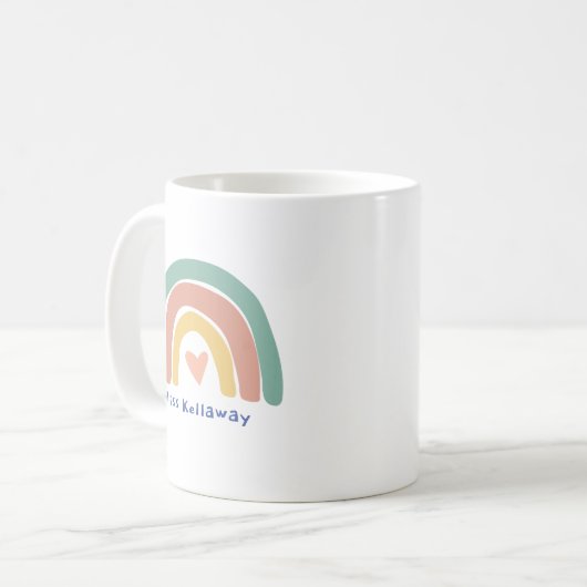 enseignant personnalisé présent, tasse d'enseignan (Devant gauche)