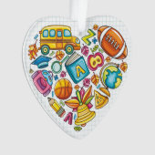 Enseignant / Personnel scolaire - Ornement Merci (devant)