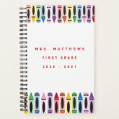 Enseignant Retour à l'école Couleur mignonne Crayo (Devant)