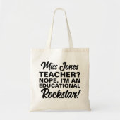 ENSEIGNANT SAC éducatif rockstar mode (Devant)