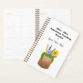 Enseignant Substitut Crayons Fleurs Petites (Devant avec enveloppe)