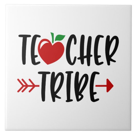 ENSEIGNANT TRIBE Pomme Et Flèche Carreaux (Devant)