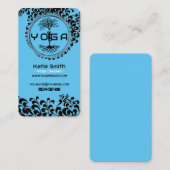 Enseignants de yoga / Carte de visite instructeur (Devant / Derrière)