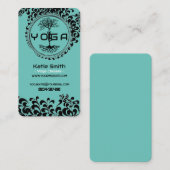 Enseignants de yoga / Carte de visite instructeur (Devant / Derrière)