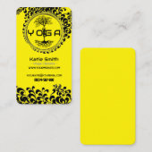 Enseignants de yoga / Carte de visite instructeur (Devant / Derrière)