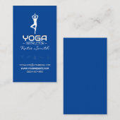 Enseignants de yoga / Carte de visite instructeur (Devant / Derrière)