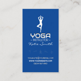 Enseignants de yoga / Carte de visite instructeur