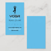 Enseignants de yoga / Carte de visite instructeur (Devant / Derrière)