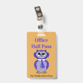Enseignants École Bureau Passe Hall Badge (Dos avec clip)