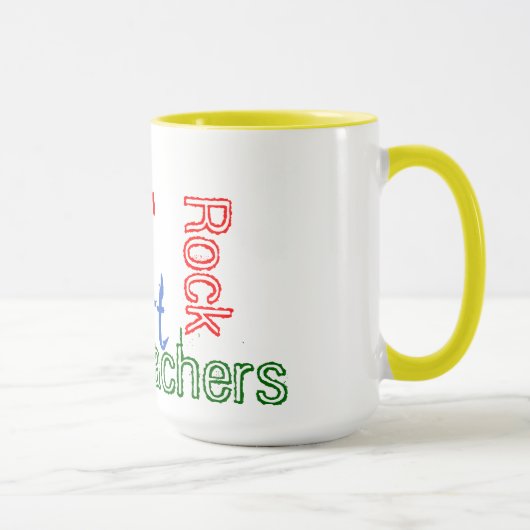 Enseignants en art Rock Mug (Droite)