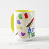 Enseignants en art Rock Mug (Devant gauche)