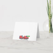 Enseignants Rock ! Carte de note blanche (Dos)