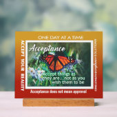 enseigne acrylique d'acceptation en 12 étapes 26 p (Neutre)