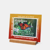enseigne acrylique d'acceptation en 12 étapes 26 p (Angle)