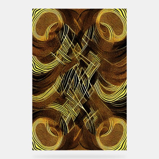 Enseigne acrylique Eva 6 Design Abstrait (Recto)
