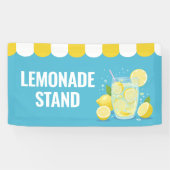 Enseigne bannière de stand de limonade (Horizontal)