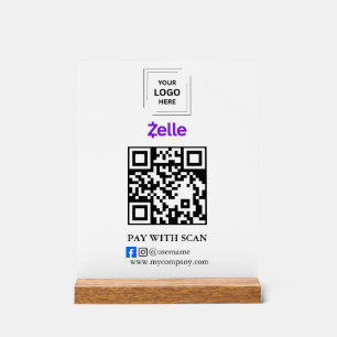 Enseigne commerciale en acrylique pour scanner le