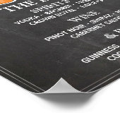 Enseigne de bar Cheers Beers Affiche de réception  (Coin)