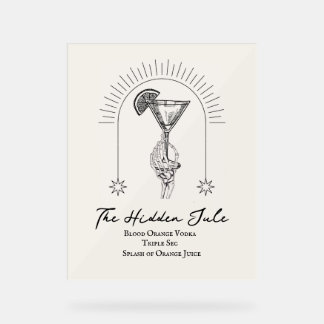 Enseigne de boisson tarot