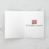 Enseigne de café rose Merci (Intérieur)