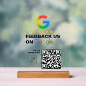 Enseigne de révision de code QR de logo personnali (Neutre)