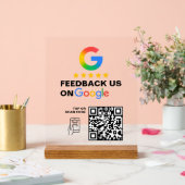 Enseigne de révision de code QR de logo personnali (Mariage)