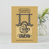 Enseigne de taverne invitation (Debout devant)