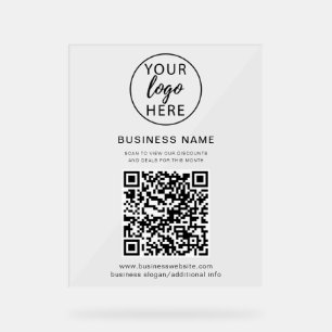 Enseigne en acrylique avec logo d'entreprise perso