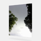 Enseigne en acrylique DESIGN ARBRE (Angle)